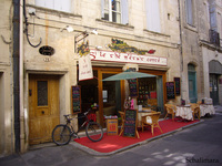 Eines von vielen Cafes in Montpellier