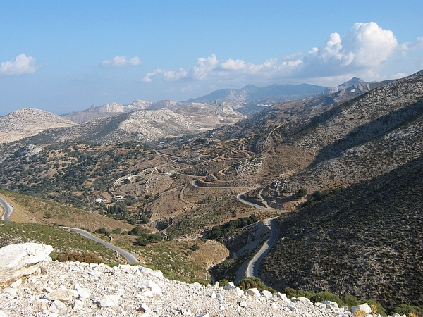 Landschaft auf Naxos - karg aber beeindruckend