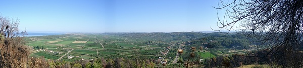Panoramablick vom Berg