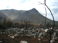 verbrannte Erde bei Areopolis