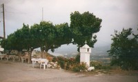 Fernblick vom Panorama über die Bucht von Georgioupolis 1999