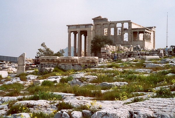 Athen im Frühling, Akropolis