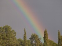 Regenbogen über dem Nekromandio