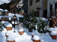 Kritsa-Hotel im Winter