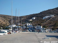 Ankunft im Hafen von Agios Giorgios