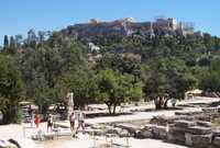 Akropolis-von der Agora gesehen