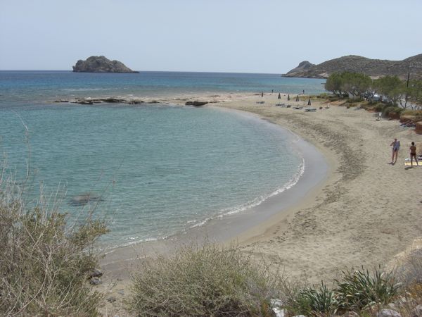 Xerokampos- östlich der Bucht von Ambelos