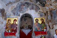 in der winzigen Kirche Agia Theodora