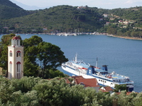 "Kefalonia" im Hafen von Vathy