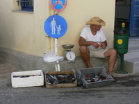 Fischverkauf in Phry