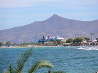 "Poseidon Hellas" im Hafen von Skala