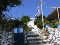 Eingang Taverne Stavragos