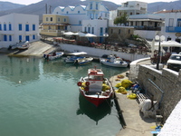 Bouka-Hafen mit Agios Spiridonas