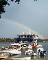 Ormos Panagias Hafen im Sommer 2006