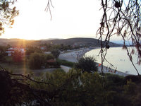der Strand von Ormos Panagias, "Trani Ammouda"