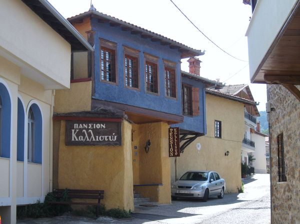 Traditionelle makedonische Architektur in Litóchoro