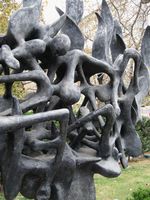 Detail des Holocaust-Denkmals