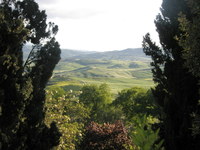 Blick in die Landschaft bei Monticchiello