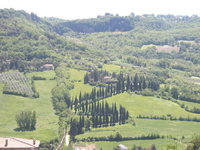 Blick ins Tal bei Orvieto