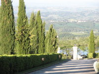 Zufahrt zum Borgo Poggio Bianco