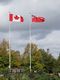 Flaggen von Kanada und Ontario