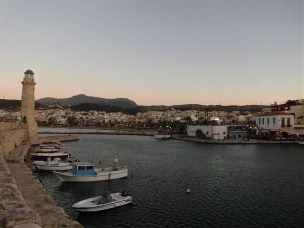 Abendstimmung am Hafen von Rethymnon