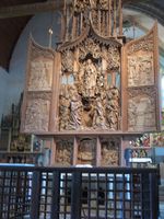 Geschnitzter Riemenschneider-Altar in der Herrgottskirche