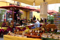 Marktstand in Lucca