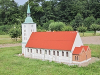 Modell der St. Marien Kirche in Loitz