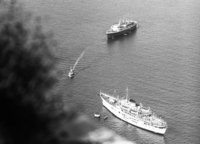 Schiffe in der Caldera 1969