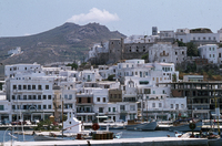 Naxos 1972 - die Hafenfront