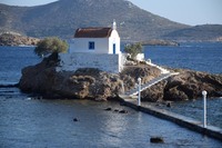 Agios Isidoros in der Bucht von Gournas