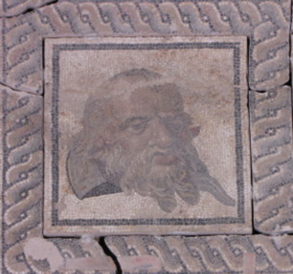 Detail des Mosaiks