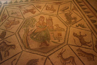 Mosaik im neuen archäologischen Museum