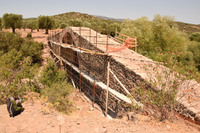 Brücke von Kremasti in Renovierung