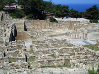 Hier war die Agora im antiken Kameiros