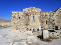 Byzantinische Kirche auf der Akropolis