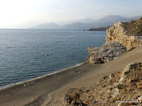 Der Agiofarago Beach bei Agios Pavlos