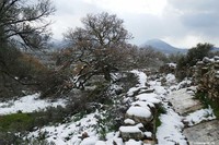 Schneewandern auf Naxos