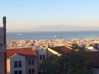 Thessaloniki Blick von oben von der Anopoli