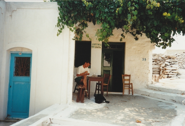 Gleiches Kafenion in Vroutsi 1993