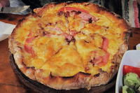 Pizza wunderbar bei Petrino in Chora