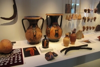 antike Vasen und griechische Gottheiten