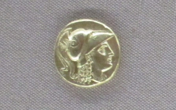goldene Münze von Alexander dem Großen
