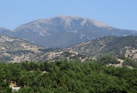 Serres-Der Berg Menikion Oros 1963m hoch. 