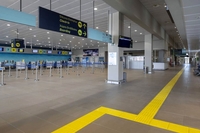 weiterer Bereich vom neuen Terminal Airport Thessaloniki. 