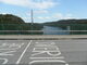 Grenze Norwegen (links) - Schweden auf der Svinesundbrücke