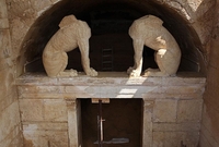 Serres-Amphipolis-antiker Grab-Eingang