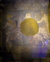 Mosaikboden mit dorischen Charakter. 