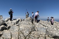 Zas: Gedränge beim Gipfelfoto